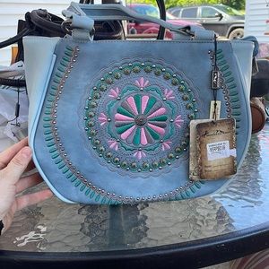 Womens Western Leather Concealed Carry Purse